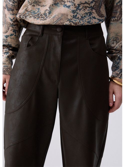 Pantaloni baggy in tessuto spalmato LIU JO | WF6144E1157/X0787